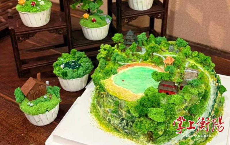 衡阳烘焙主理人靠一座“南岳大庙”摘得全国大赛季军