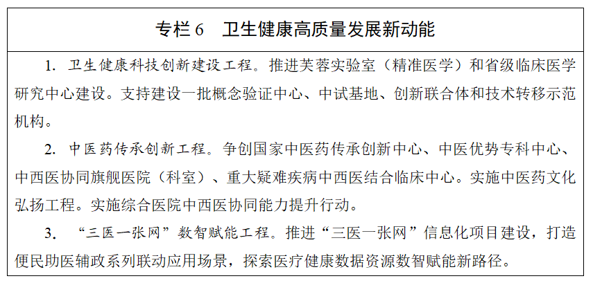 《健康湖南“十五五”发展规划》(全文)