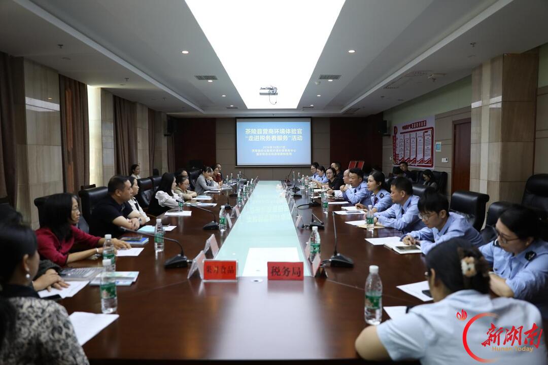 茶陵税务:体验官实地看效能 架起税企“连心桥”