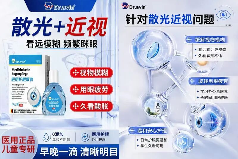 多款网售滴眼液宣称“一滴明目，无需手术”，靠谱吗？
