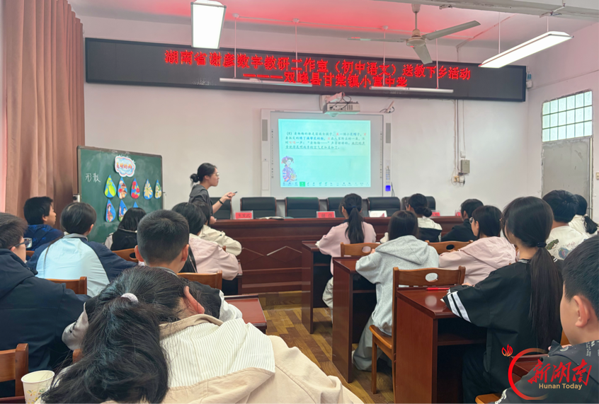 湖南省谢彦数字教研工作室举办送教下乡活动