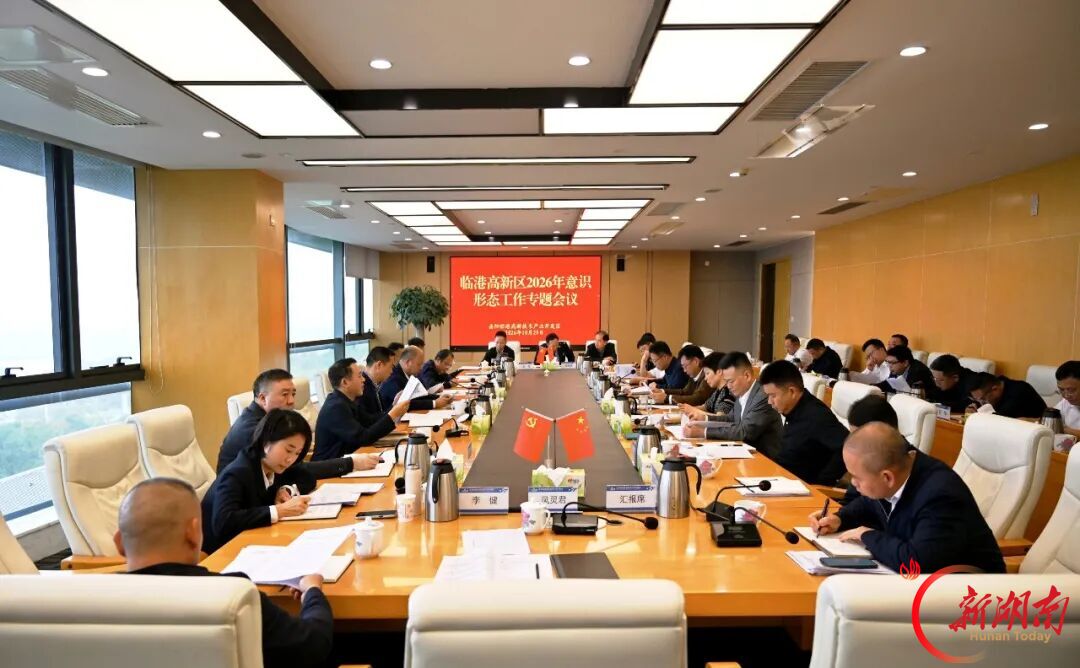 岳阳临港高新区召开意识形态工作专题会