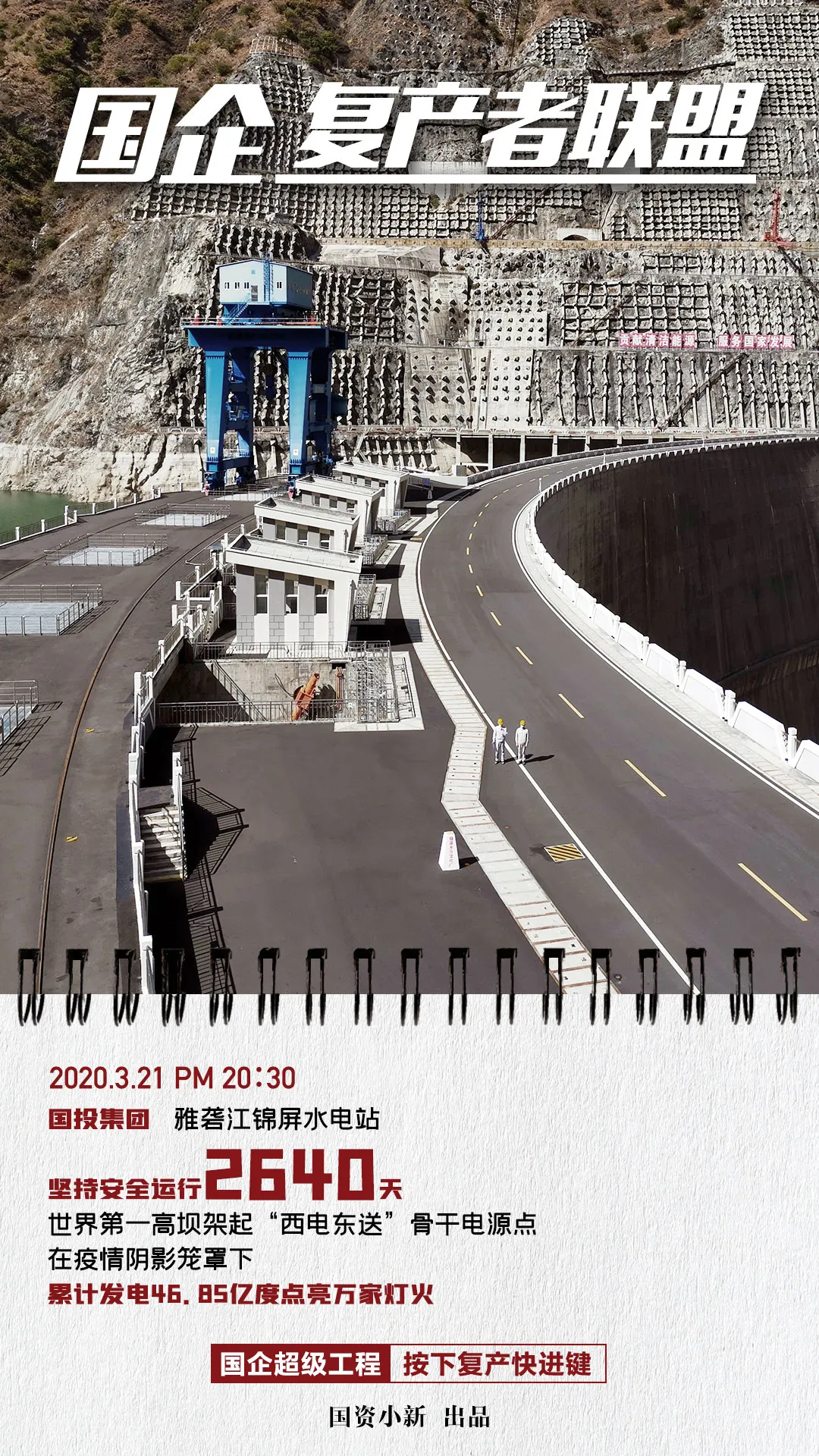 国企复产者联盟：超级工程按下快进键!