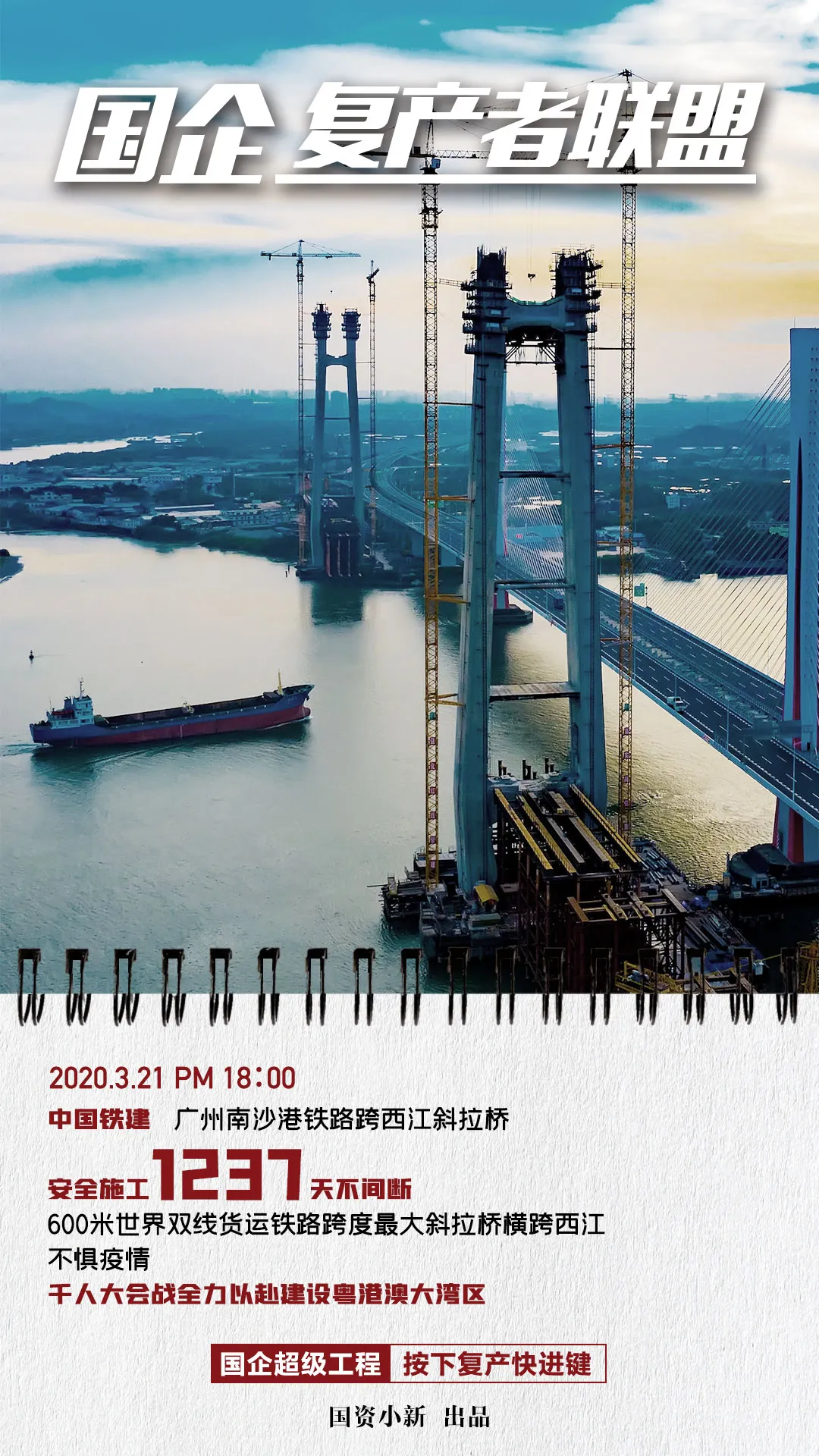 国企复产者联盟：超级工程按下快进键!