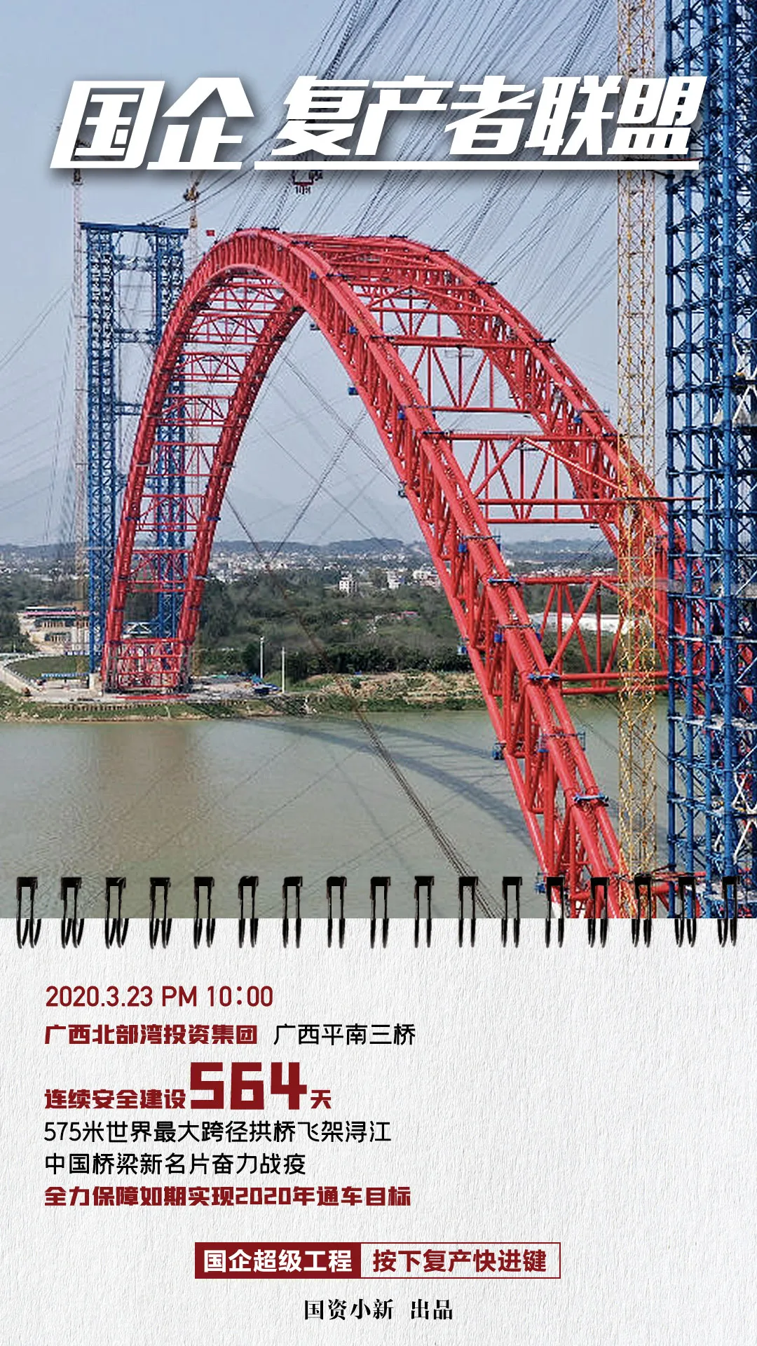 国企复产者联盟：超级工程按下快进键!