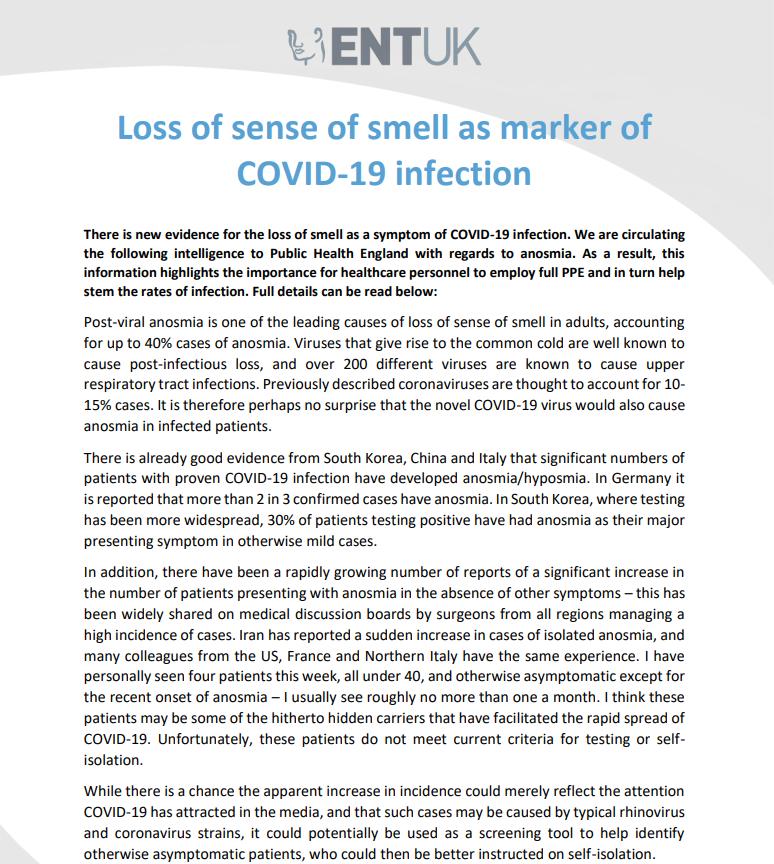 感染新冠有新症状？多国确诊患者出现嗅觉、味觉丧失