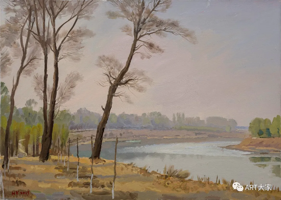 艺术人生丨贺羽的风景写生——越过山顶的风