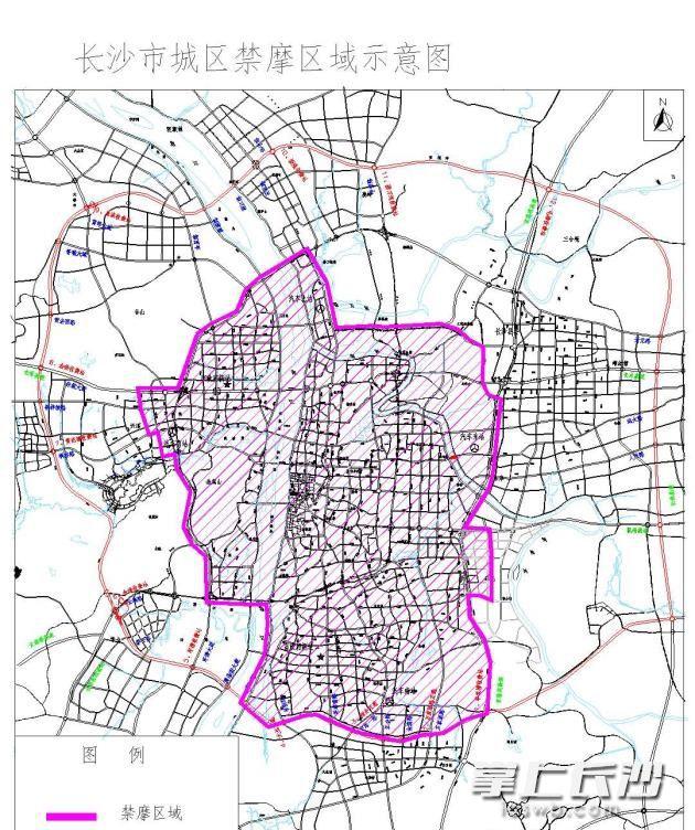 长沙最新禁摩令来了这些地方不能骑摩托车