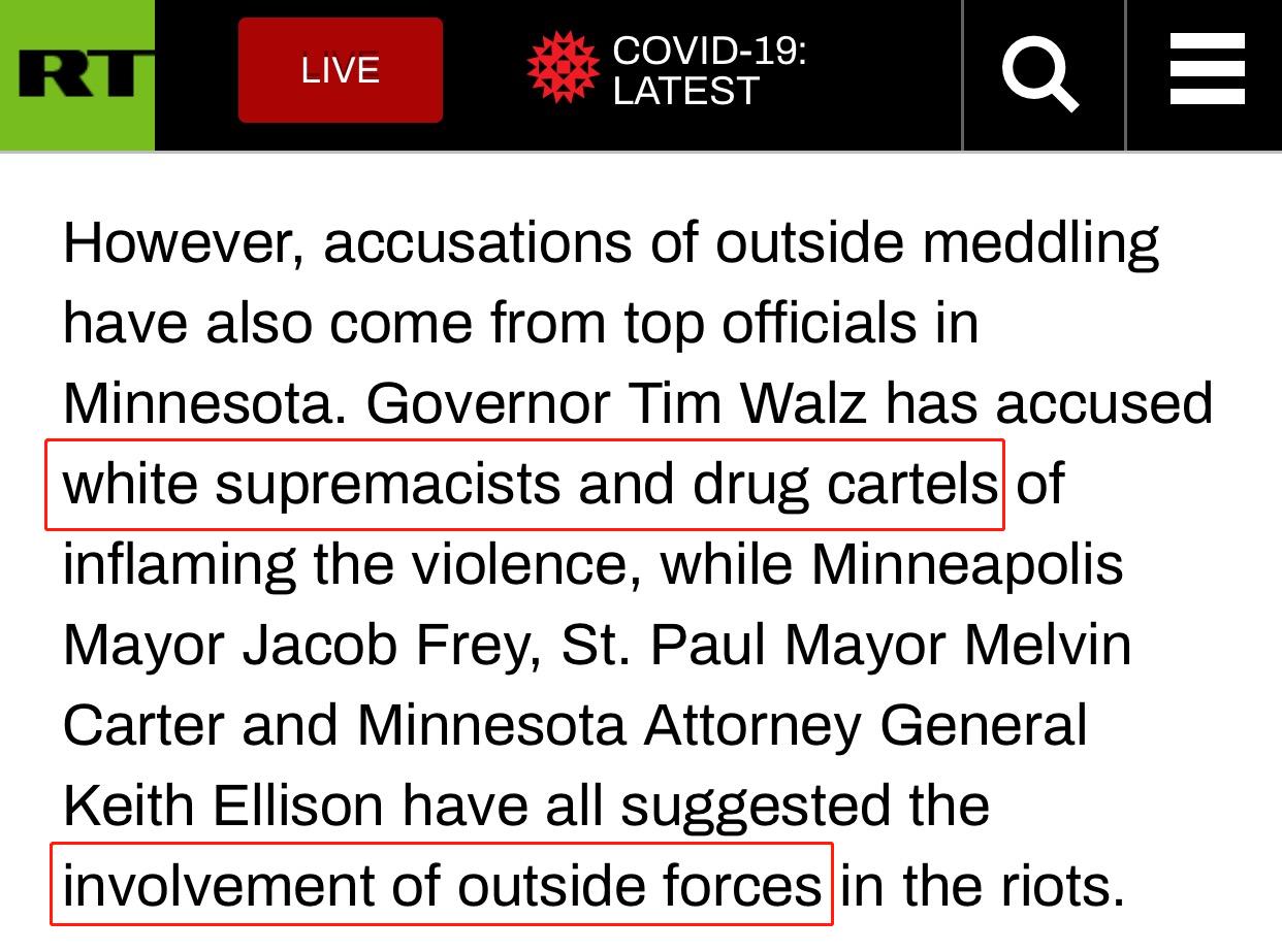 示威升级、疫情蔓延、大选将至，怎么办？美国政客：甩锅