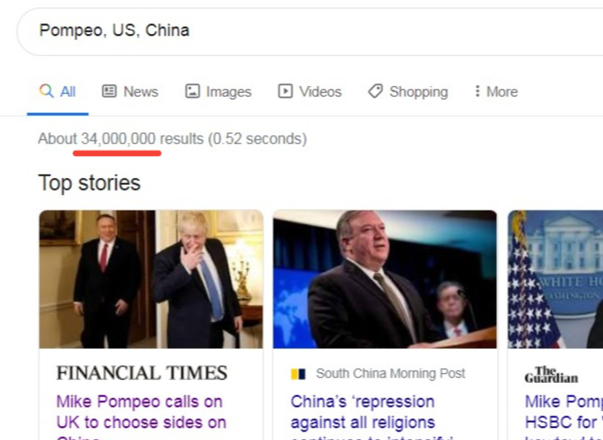 蓬佩奥：“我们撒谎 骗人 偷窃”以及指责中国