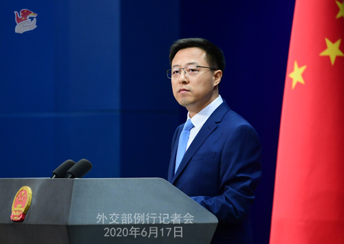 外交部：要求印方立即停止一切侵权挑衅行动