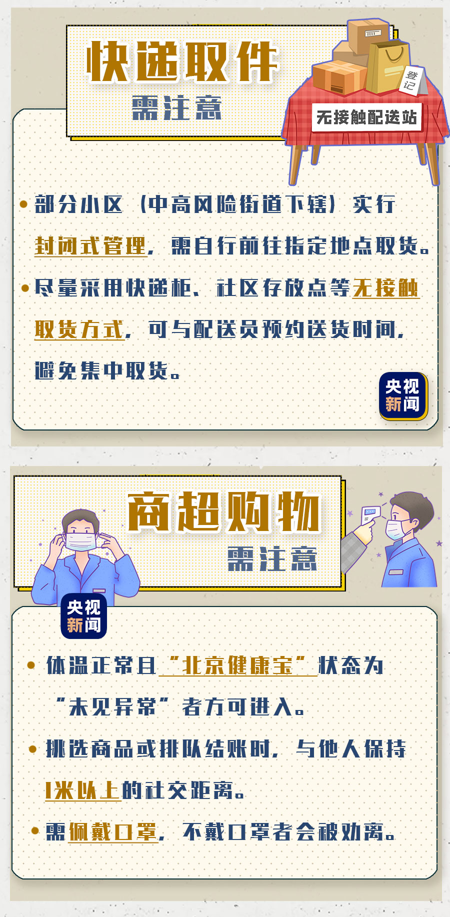 @在京人士，外出就餐、购物、加油、取件时请注意→