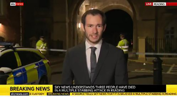 英国雷丁持刀袭击案致3死2伤：凶手利比亚籍，警方怀疑恐袭