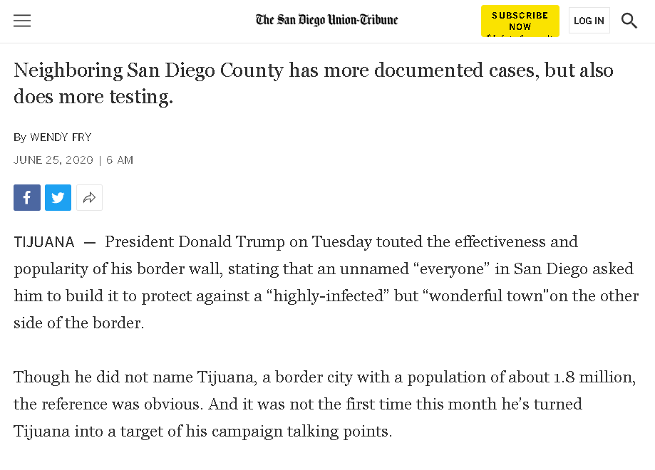 北美观察丨为连任造势 特朗普持续甩锅 吹捧边境墙100%阻挡了来自墨西哥的病毒浪潮