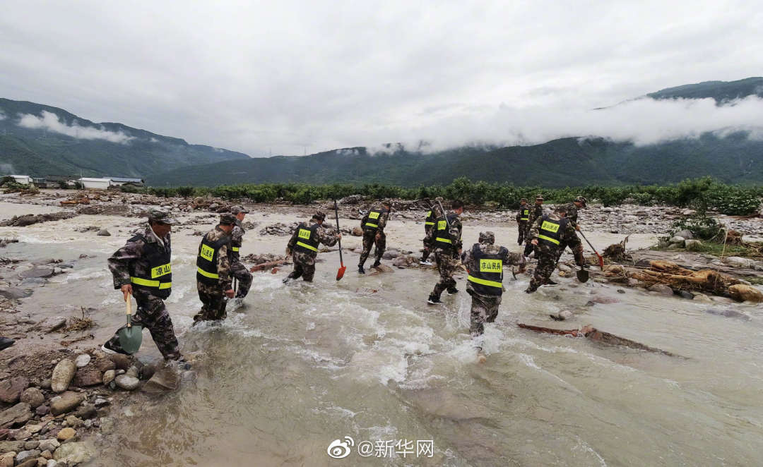 四川冕宁特大暴雨灾害已造成14人遇难8人失联