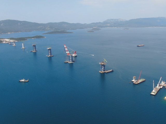 中企承建的克罗地亚佩列沙茨跨海大桥项目全力保障工程进展——“在中国朋友帮助下，梦想即将成为现实”