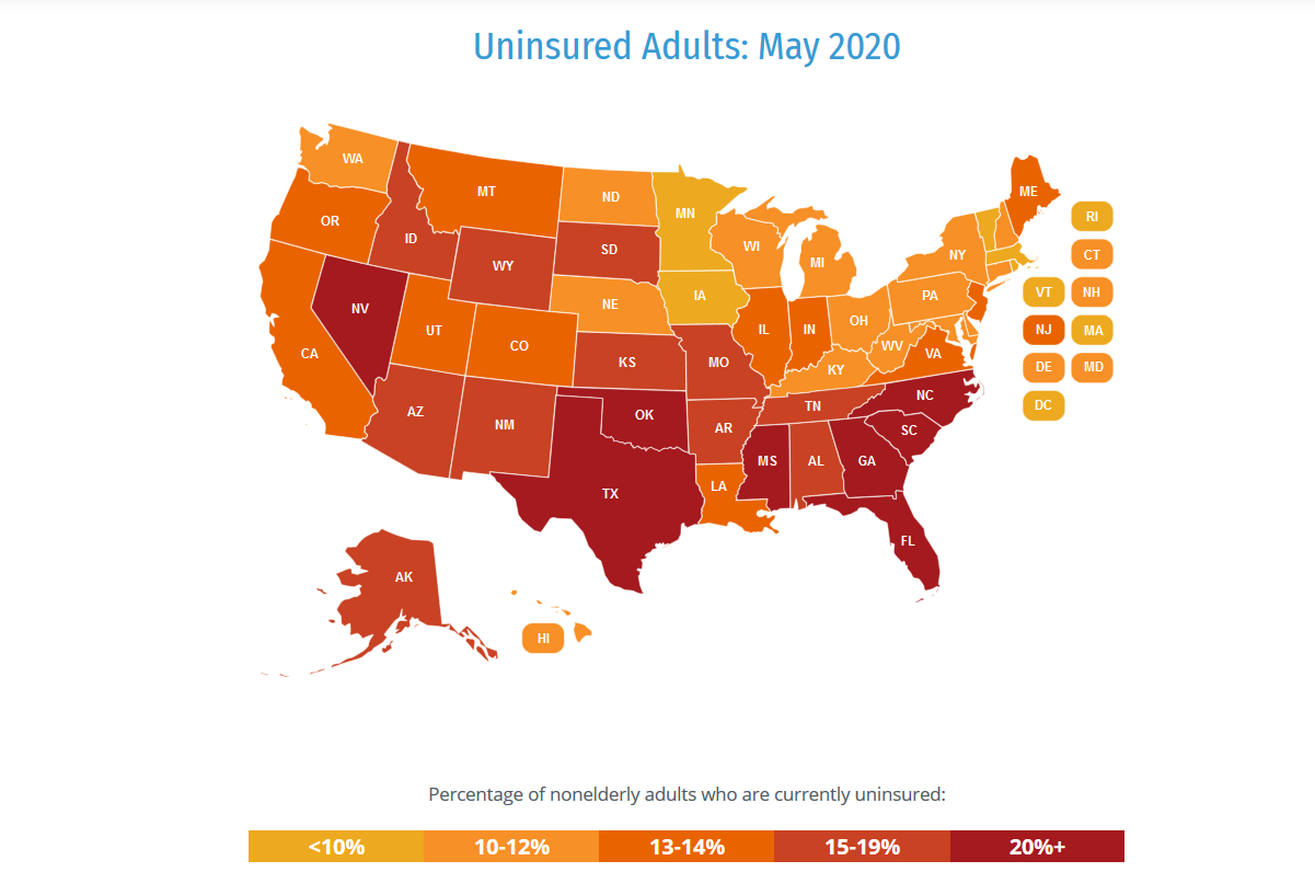 北美观察丨540万美国人因疫情失去医疗保险 联邦政府坐视不管
