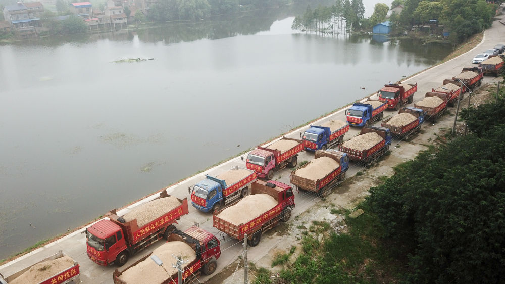 中国南方省份兼顾防汛抗疫