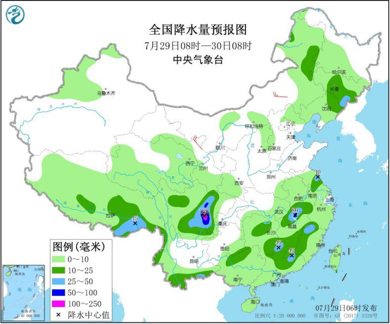 中央气象台：四川盆地有强降水 华北和东北地区多阵雨或雷阵雨