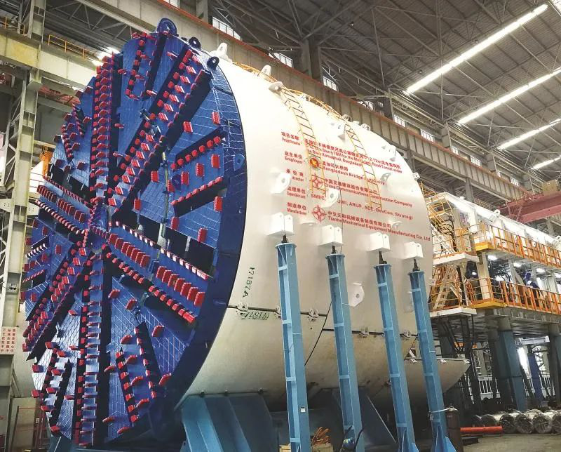 中国“重器”助力孟加拉国首条水下隧道建设