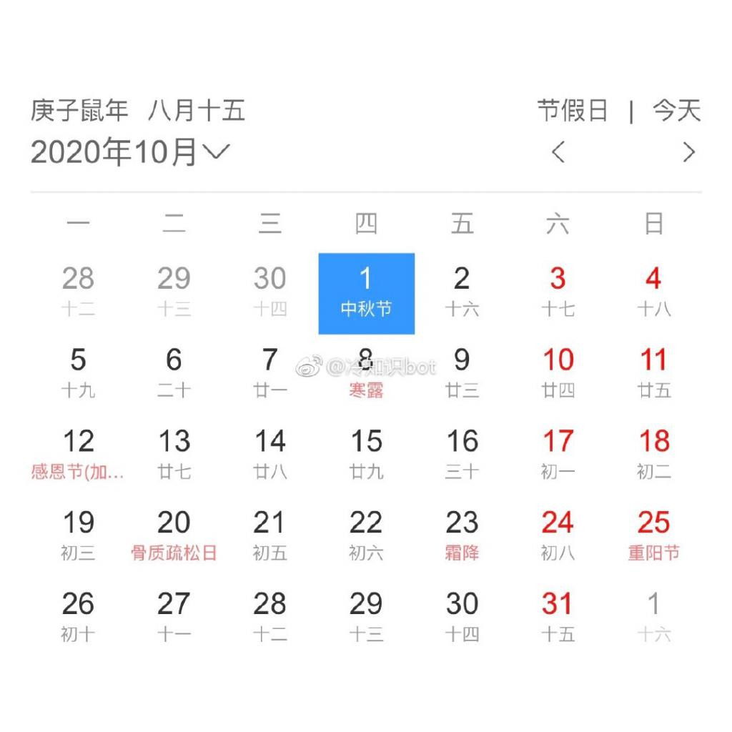 今年国庆和中秋在同一天，加班工资会按6倍计算吗？