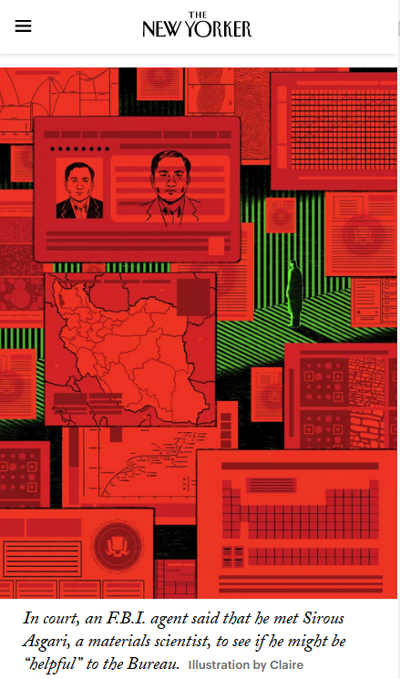 《纽约客》万字深度报道 揭开美国政府迫害伊朗科学家内幕!