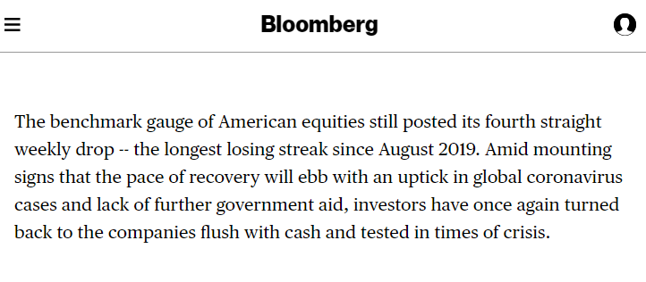 北美观察丨疫情下的美国经济：美股上涨难阻连跌势头，纾困谈判拨弄投资者神经