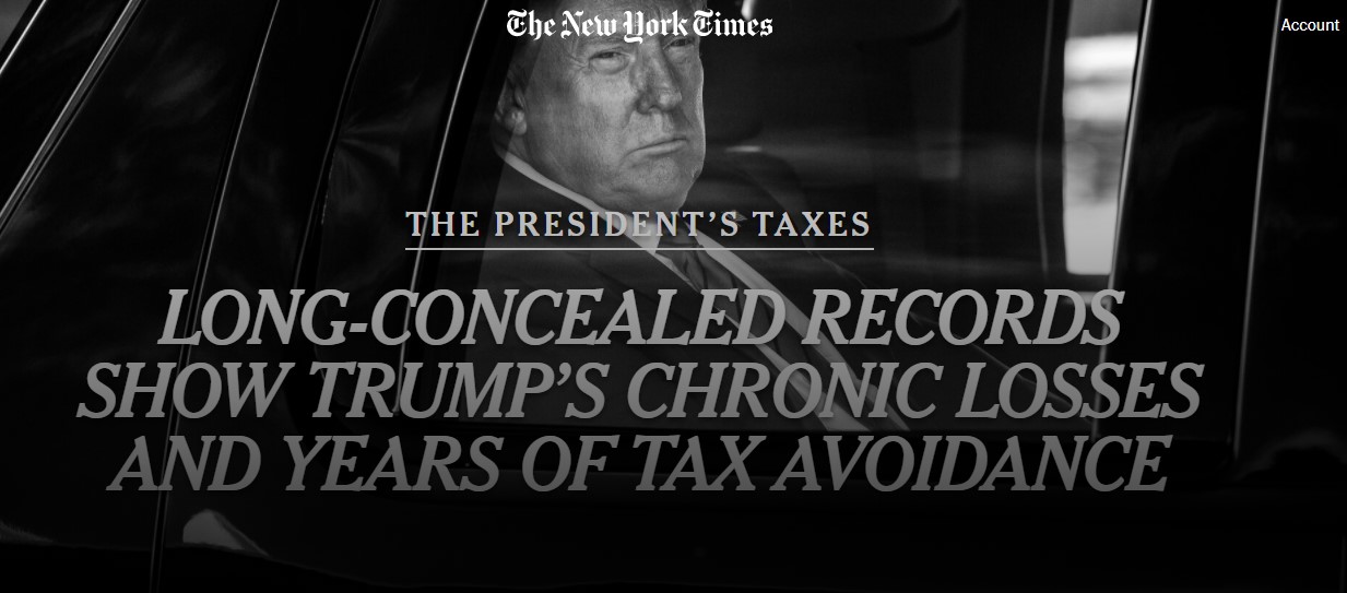 北美观察丨直击大选：特朗普被曝“避税达人”，拜登借机拉拢摇摆选民