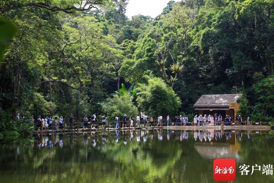 海南百花岭百花天池图片