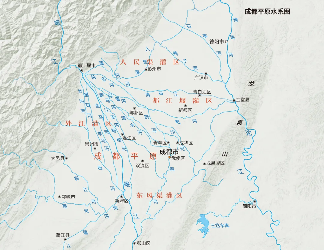 沱江水系流域图图片