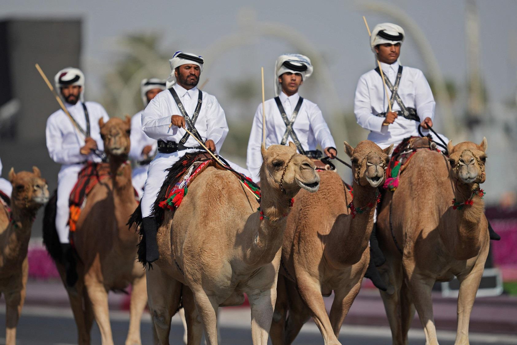 卡塔尔举行国庆阅兵式