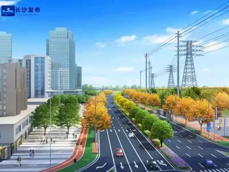 湖南湘江新区大泽湖片区的腾飞路预计年底正式拉通