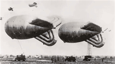 战场上的防空气球