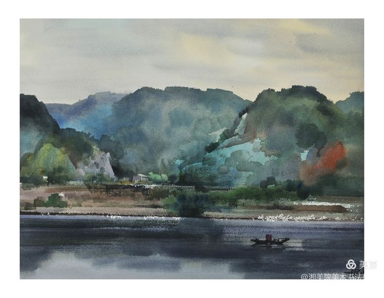 沅水明珠画里泸溪王锡忠水彩画写生作品展