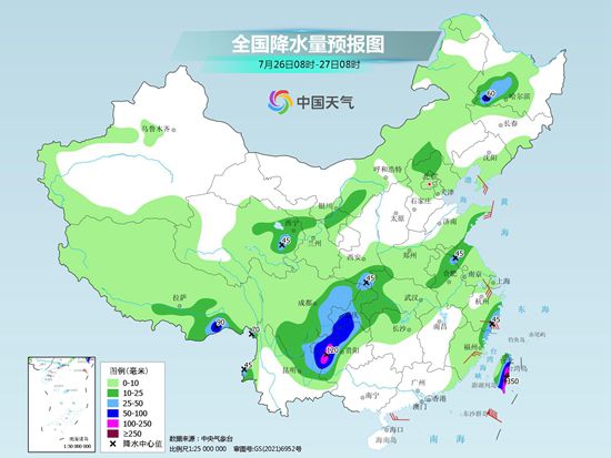 西南地区持续较强降雨局地有暴雨 华南高温闷热加剧