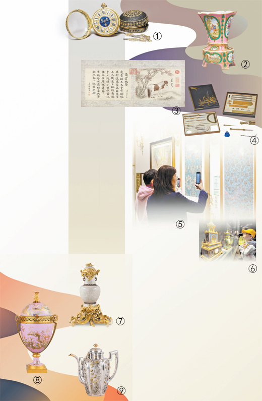 华声在线>看点>正文 图①:铜镀金壳开光人物像怀表.