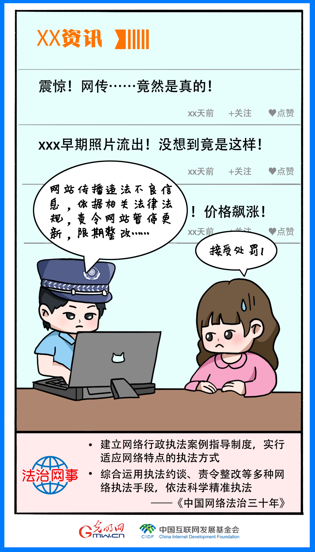 八戒体育【法治网事】漫画丨中国网络法治三十年(图1)