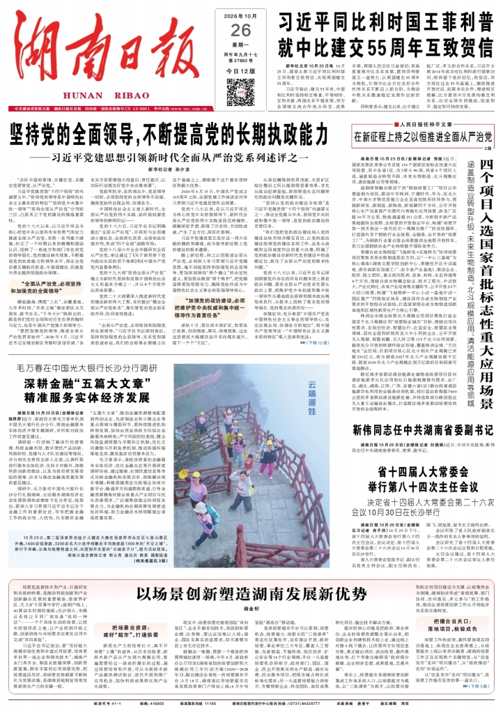 湖南日报电子版