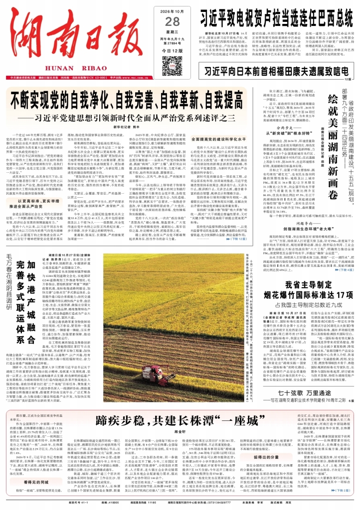 湖南日报电子版